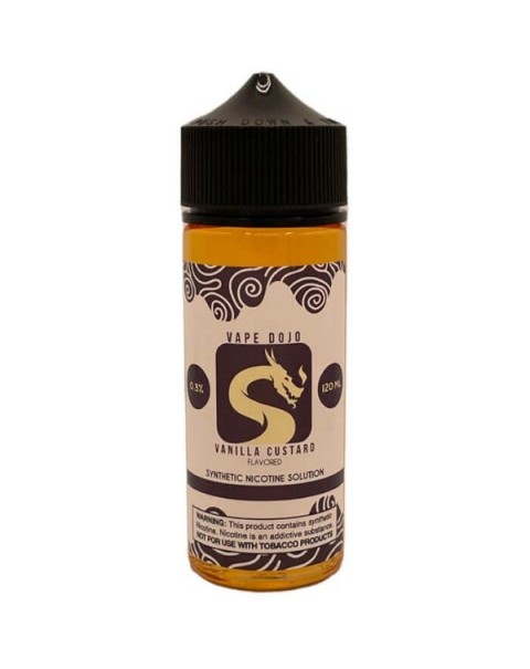 Vanilla Custard Tobacco Free Nicotine Vape Juice by Vape Dojo E-Liquid