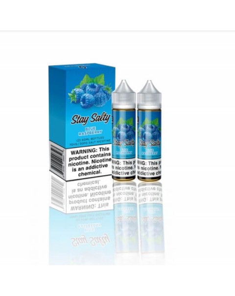 Blue Raspberry by Stay Salty Nicotine Salt E-Liquid