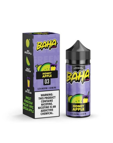 Honey Apple Tobacco Free Nicotine Vape Juice by Baha