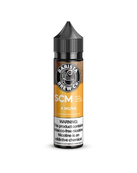 Salted Caramel Macchiato Tobacco Free Nicotine Vape Juice by Barista Brew Co