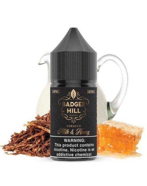 Milk & Honey by Badger Hill Reserve Nicotine Salt eJuice