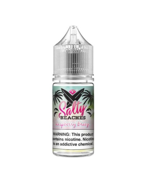 Raspberry Breeze by Salty Beaches Nicotine Salt E-Liquid