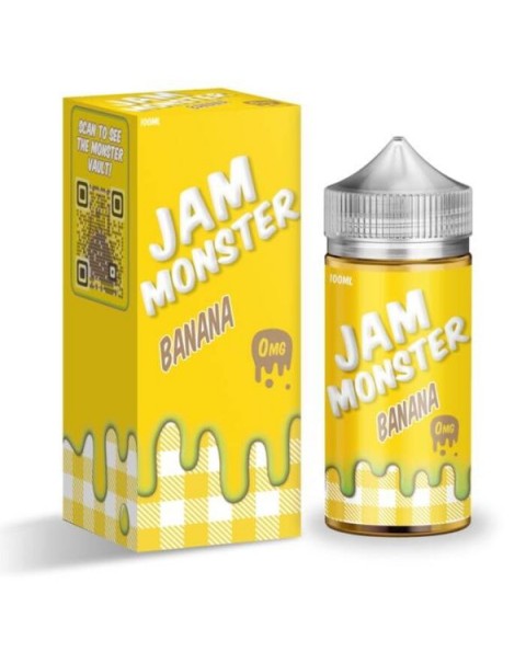 Banana Tobacco Free Nicotine Vape Juice by Jam Monster