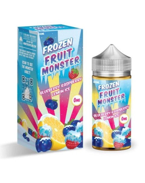 Blueberry Raspberry Lemon Ice Tobacco Free Nicotine Vape Juice by Frozen Fruit Monster