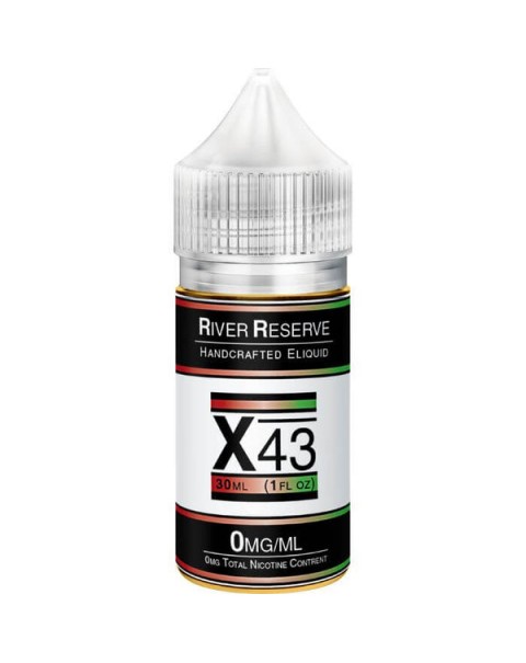 X-43 Tobacco Free Nicotine E-liquid by River Reserve