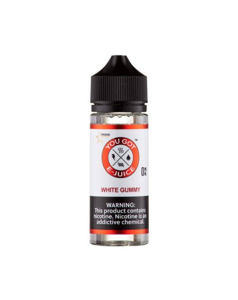 White Gummy Synthetic Nicotine Vape Juice by You Got E-Juice