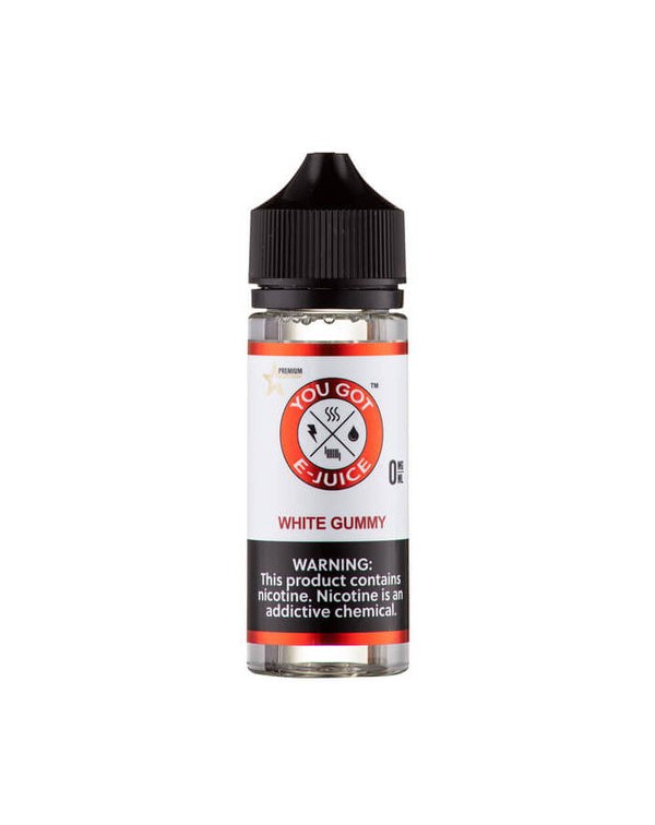 White Gummy Synthetic Nicotine Vape Juice by You G...