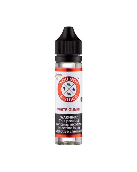 White Gummy Synthetic Nicotine Vape Juice by You Got E-Juice