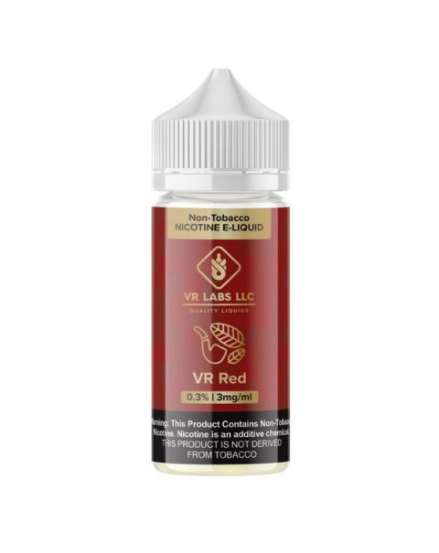 VR Red Tobacco Free Nicotine Vape Juice by VR (VapeRite) Labs Premier