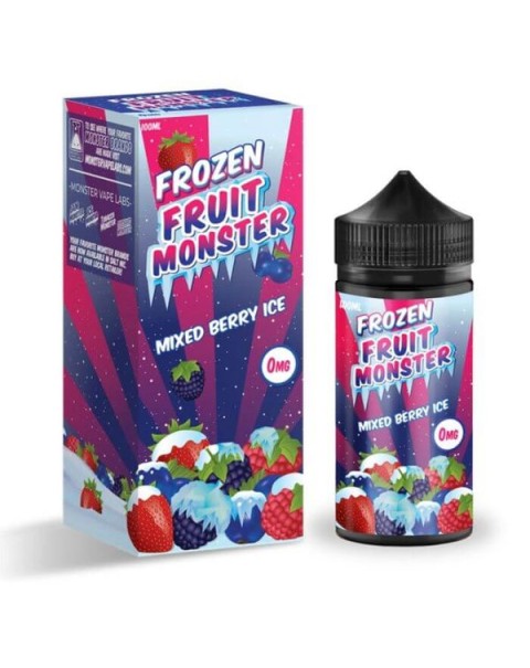 Mixed Berry Ice Tobacco Free Nicotine Vape Juice by Frozen Fruit Monster