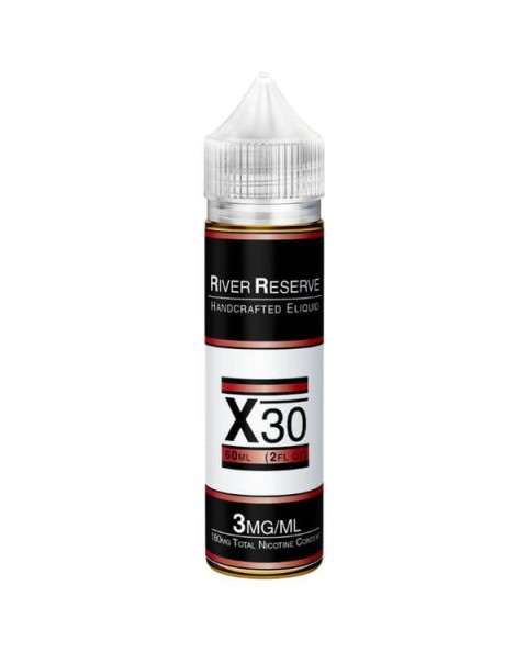 X-30 Tobacco Free Nicotine E-liquid by River Reserve