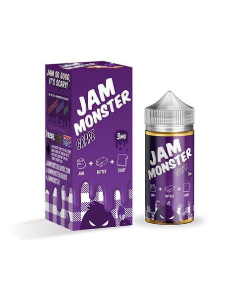 Grape Tobacco Free Nicotine Vape Juice by Jam Monster