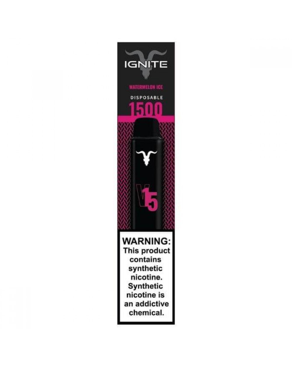 Ignite V15 Watermelon Ice Tobacco Free Nicotine Disposable Vape Pen