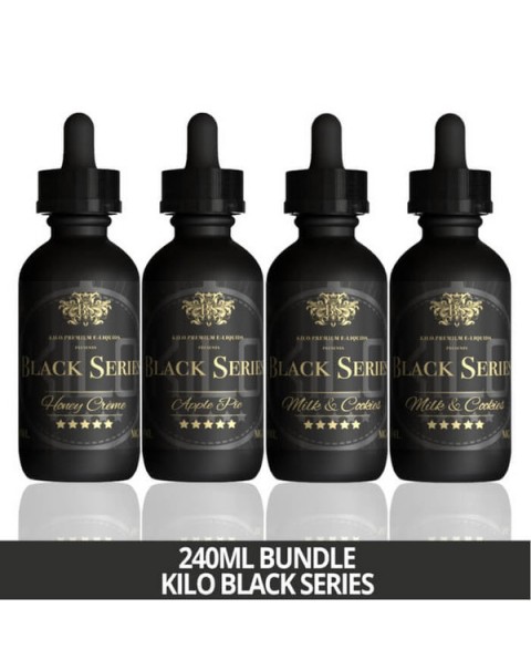 240ml Bundle by Kilo E-Liquids Black Series