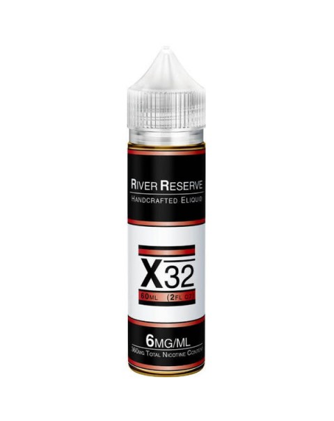 X-32 Tobacco Free Nicotine E-liquid by River Reserve