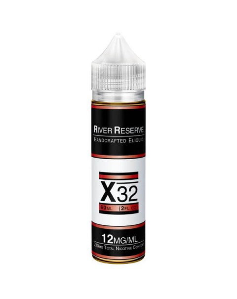 X-32 Tobacco Free Nicotine E-liquid by River Reserve