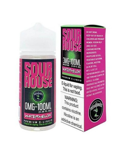 Sour Watermelon Sour House by The Neighborhood Premium E-Liquid