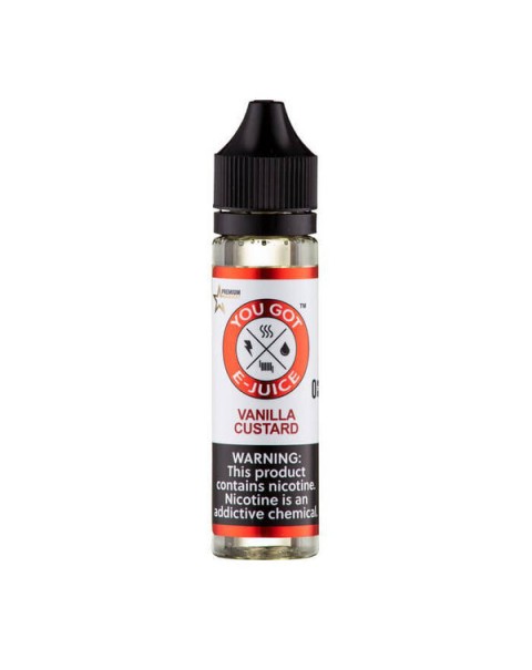 Vanilla Custard Synthetic Nicotine Vape Juice by You Got E-Juice