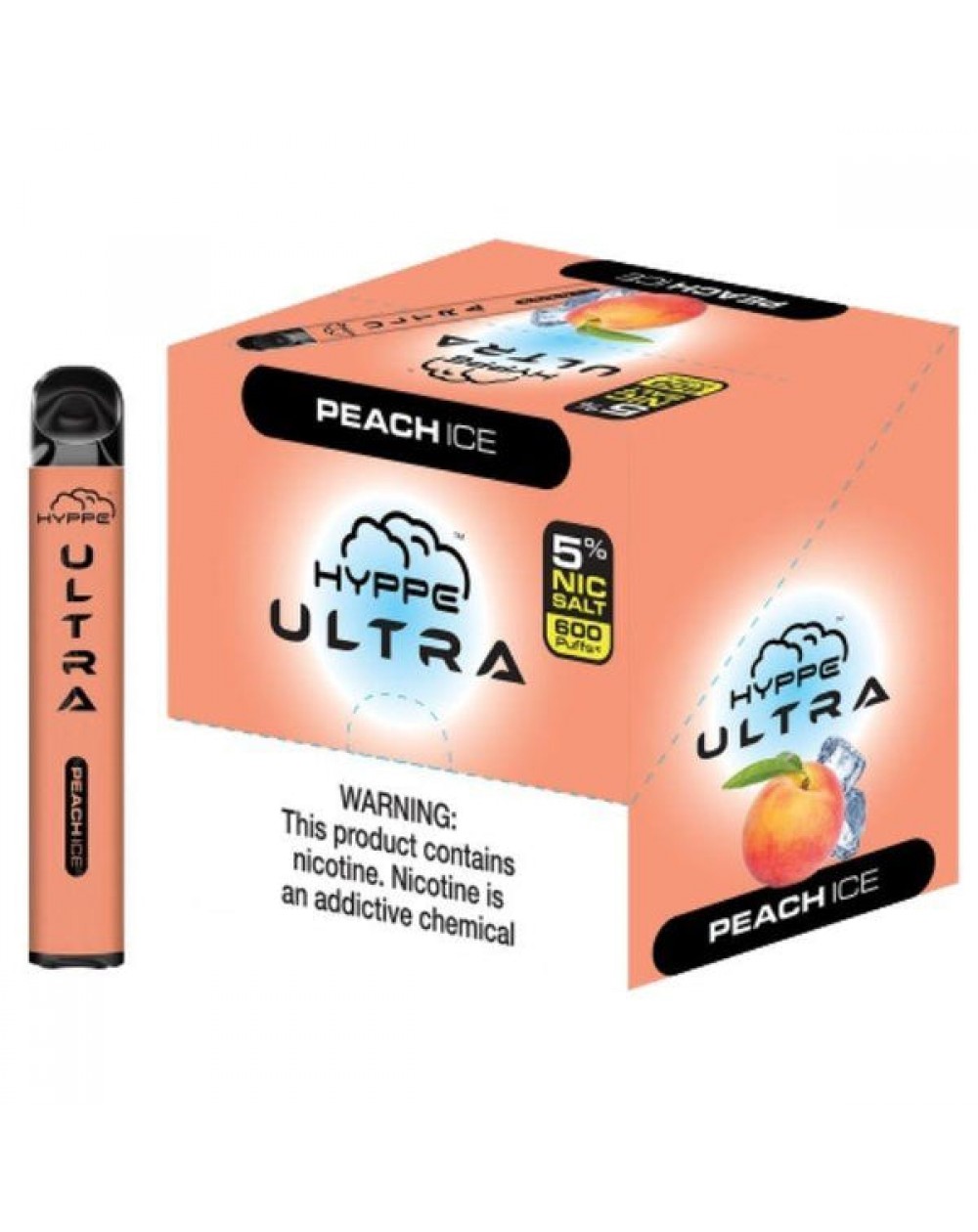 Hyppe Bar Ultra Peach Ice Disposable Device | VapingeLiquid.com