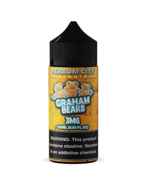 Angry Graham Bears Tobacco Free Nicotine Vape Juice by Ferrum City Liquid