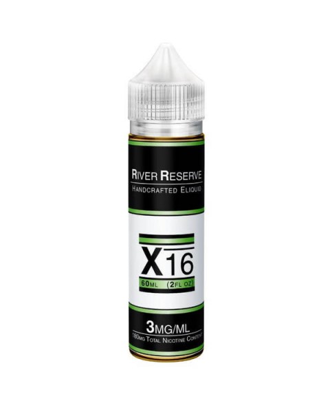 X-16 Tobacco Free Nicotine E-liquid by River Reserve