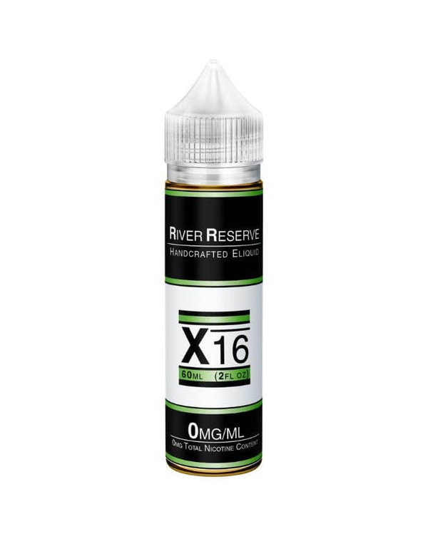 X-16 Tobacco Free Nicotine E-liquid by River Reser...