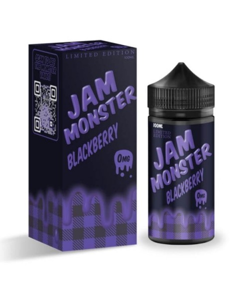 Blackberry Tobacco Free Nicotine Vape Juice by Jam Monster