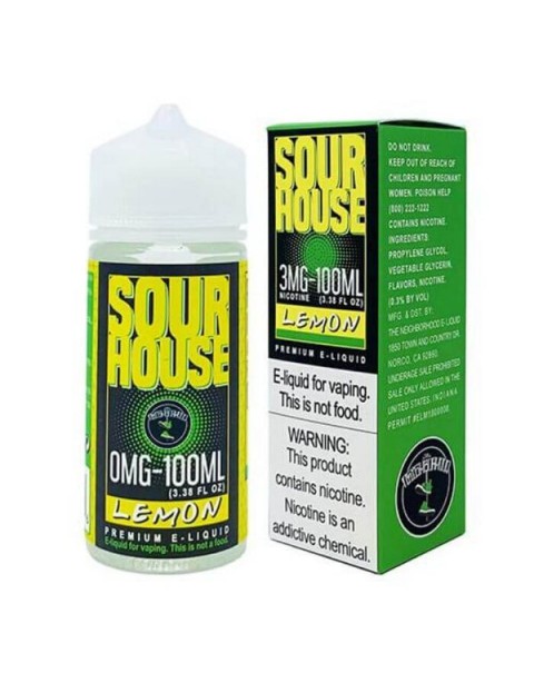 Sour Lemon Sour House by The Neighborhood Premium E-Liquid