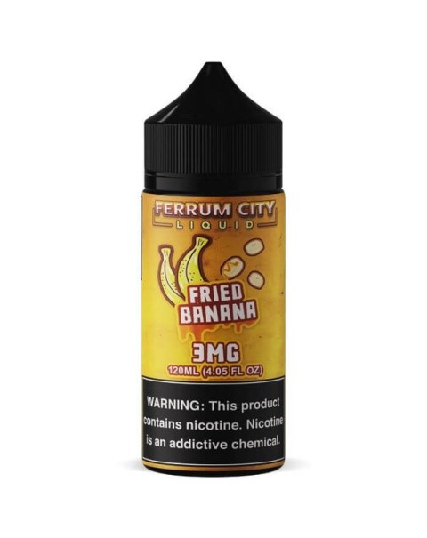 Angry Fried Banana Tobacco Free Nicotine Vape Juice by Ferrum City Liquid