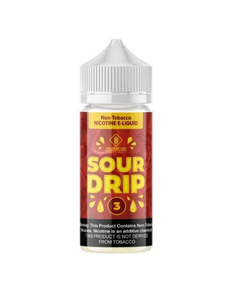 Sour Drip Tobacco Free Nicotine Vape Juice by VR (VapeRite) Labs Premier