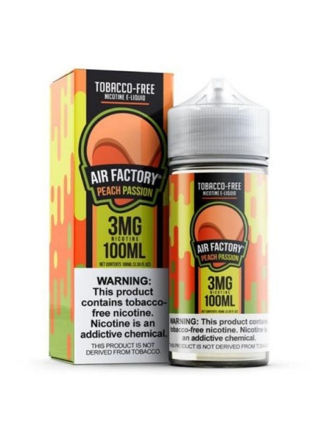 Peach Passion Tobacco Free Nicotine E-liquid by Air Factory