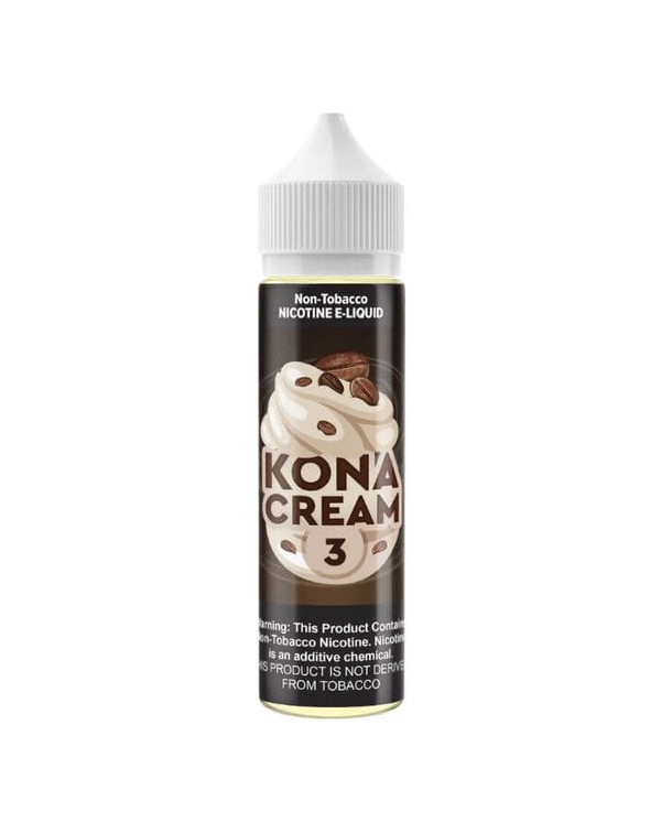 Kona Cream Tobacco Free Nicotine Vape Juice by VR ...