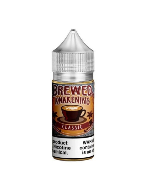 Brewed Awakening Classic Coffee by Caribbean Cloud Company Nicotine Salt eJuice