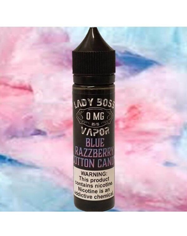 Blue Razzberry Cotton Candy by Lady Boss Vapor E-L...