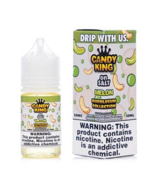 Melon Bubblegum Collection Nicotine Salt by Candy King On Salt eJuice