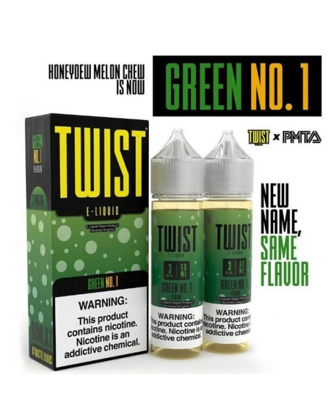 Green No. 1 (Honeydew Melon Chew) by Twist E-Liquids