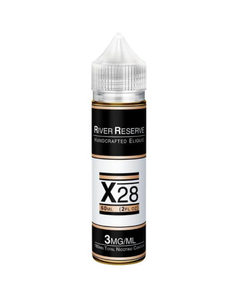 X-28 Tobacco Free Nicotine E-liquid by River Reserve