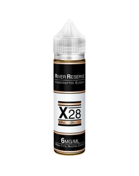 X-28 Tobacco Free Nicotine E-liquid by River Reserve