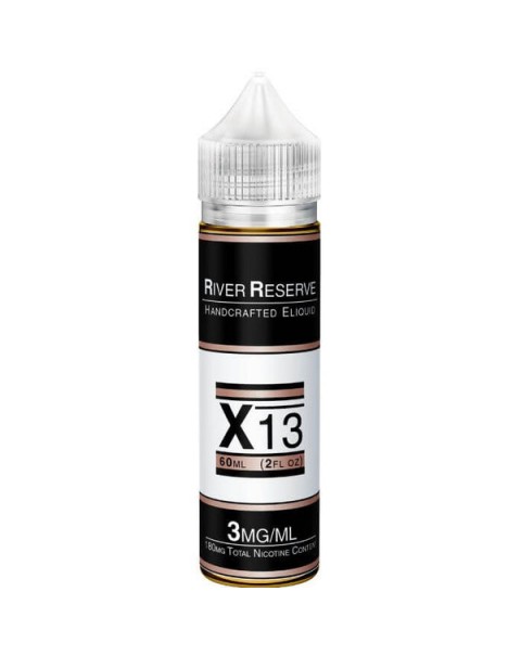 X-13 Tobacco Free Nicotine E-liquid by River Reserve