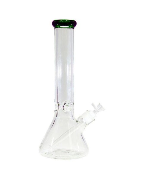 Beaker 9MM 14IN Green N9 by Royale Glass