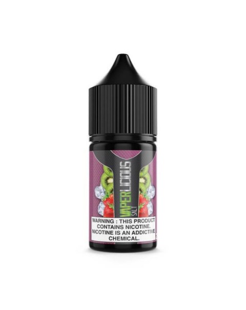 Kiwi Strawberry Ice by Vaperlicious Nicotine Salt E-Liquid