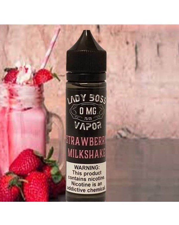 Strawberry Milkshake by Lady Boss Vapor E-Liquid