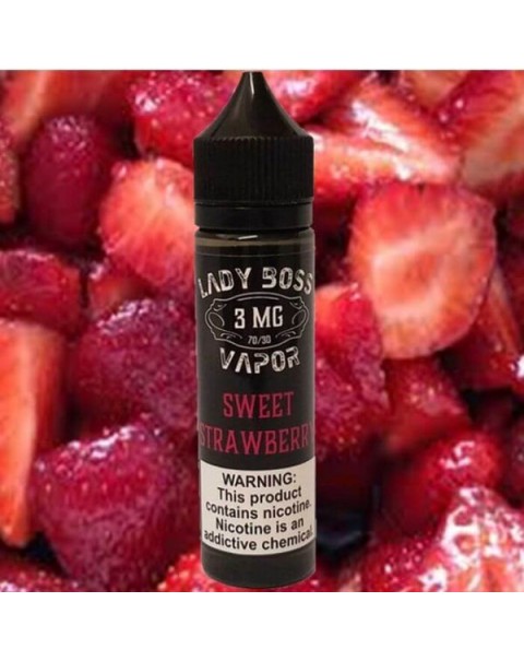 Sweet Strawberry by Lady Boss Vapor E-Liquid