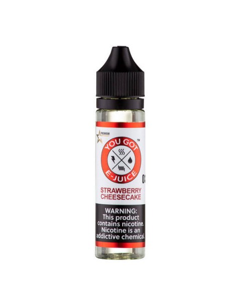 Strawberry Cheesecake Synthetic Nicotine Vape Juice by You Got E-Juice