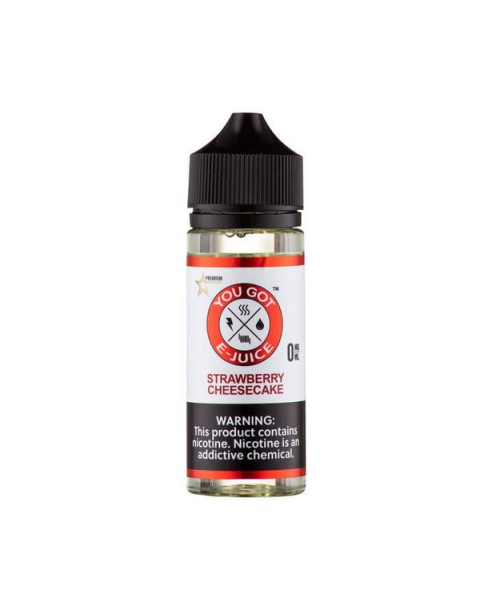 Strawberry Cheesecake Synthetic Nicotine Vape Juice by You Got E-Juice