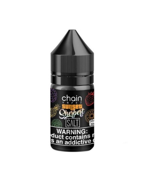 Sunset Sherbert by Chain Vapez Nicotine Salt E-Liquid