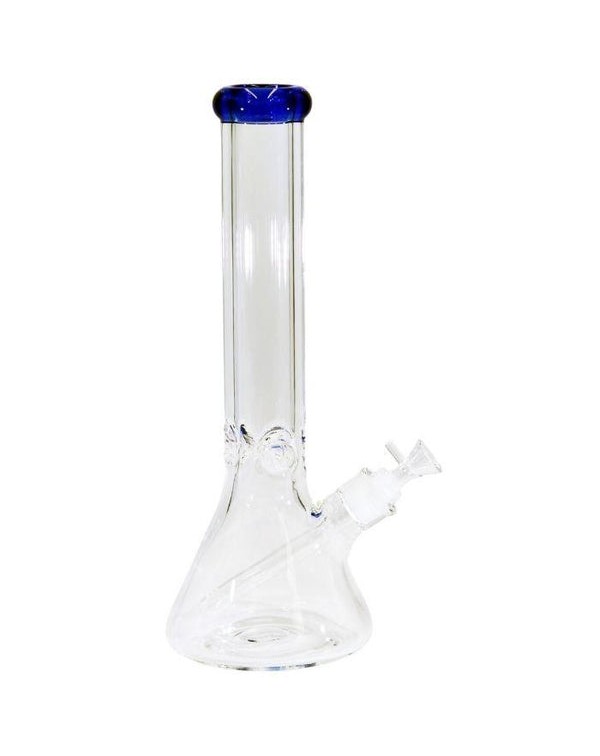 Beaker 9MM 14IN Blue N7 by Royale Glass