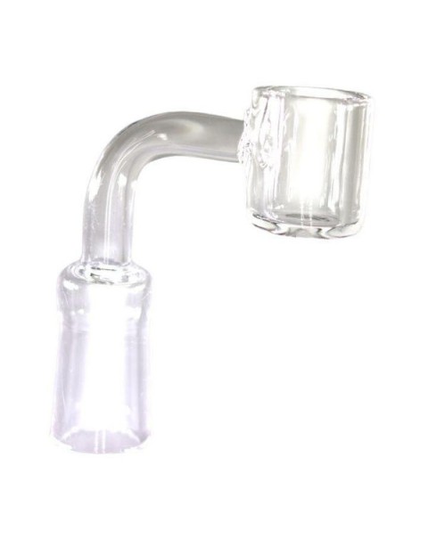 Quartz Banger Clear Flat Smoking Pipe Accessories by Royale Glass