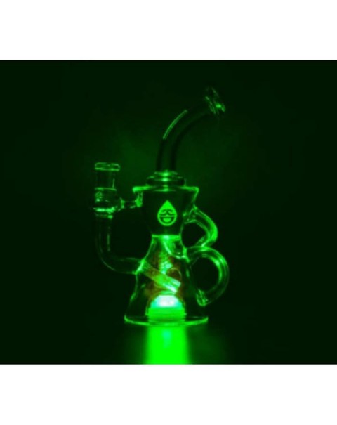 Led Recycler Rig Smoking Pipe Accesories by Kromedome