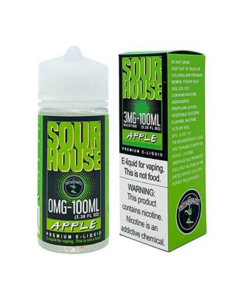 Sour Apple Sour House by The Neighborhood Premium E-Liquid